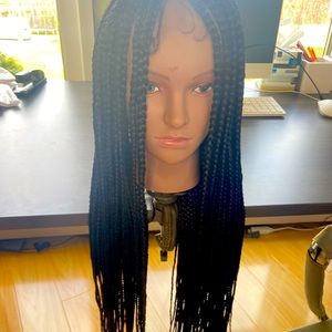 Wigs box braids. Full lace.